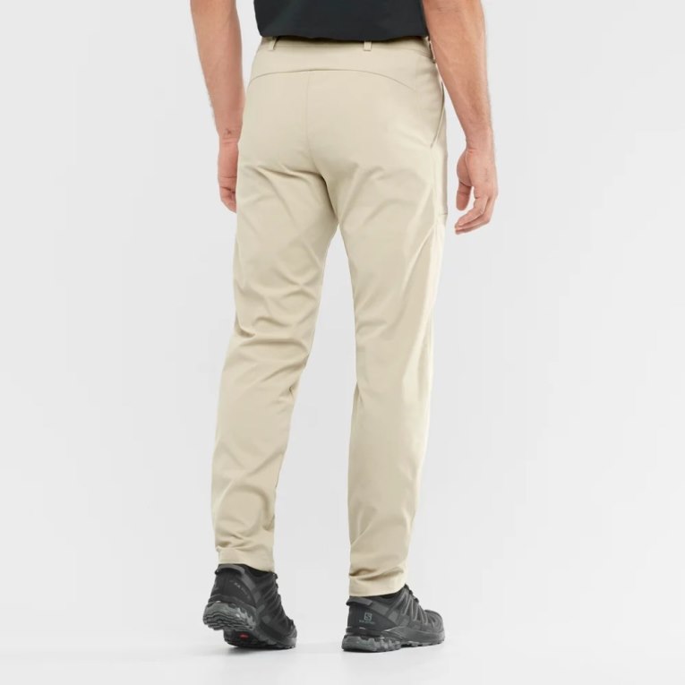 Salomon Wayfarer City Men's Sport Pants Beige | CA 36J94